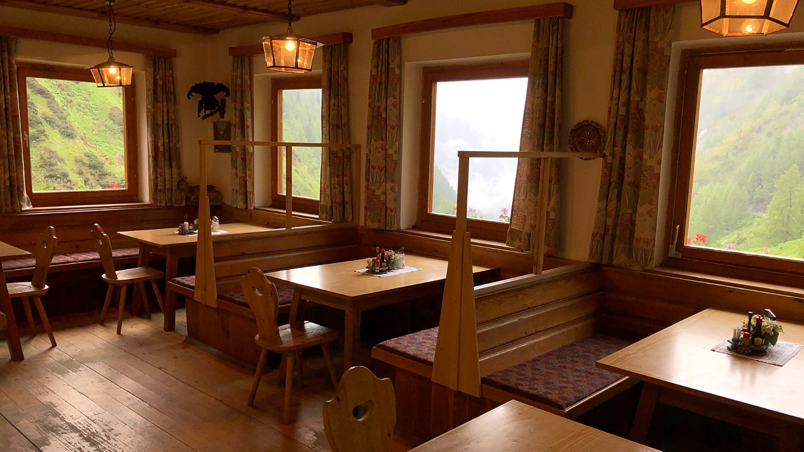 Blick in den Speiseraum